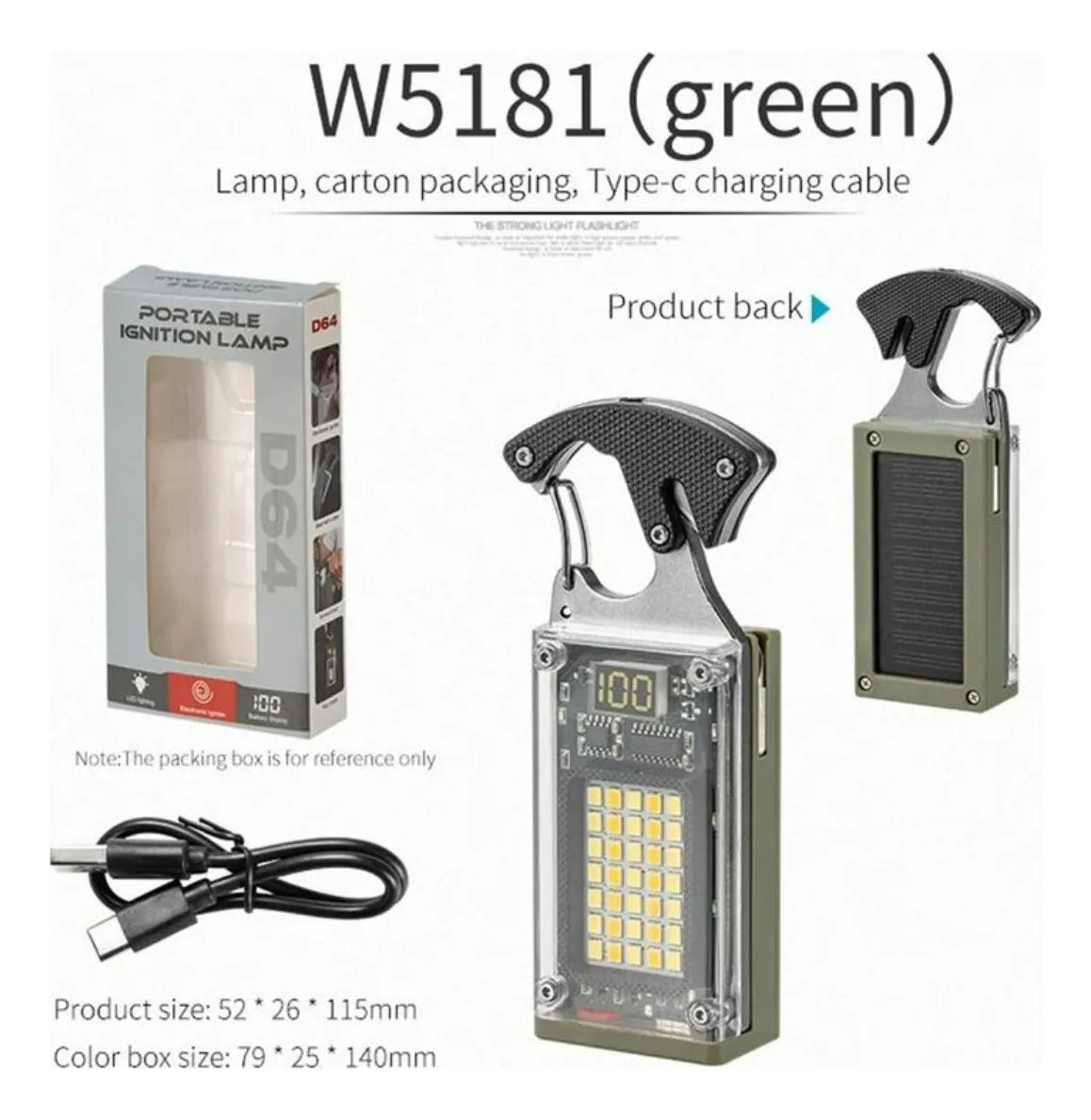 Linterna Multiusos 4 en 1 W5181 LLavero