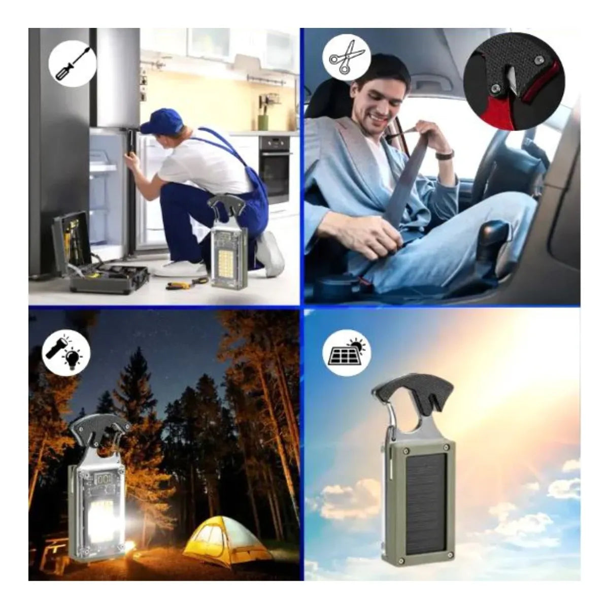 Linterna Multiusos 4 en 1 W5181 LLavero